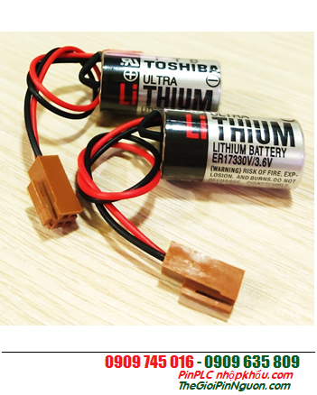 Pin nuôi nguồn Toshiba ER17330V lithium 3.6v 2/3A 1700mAh chính hãng Made in Japan